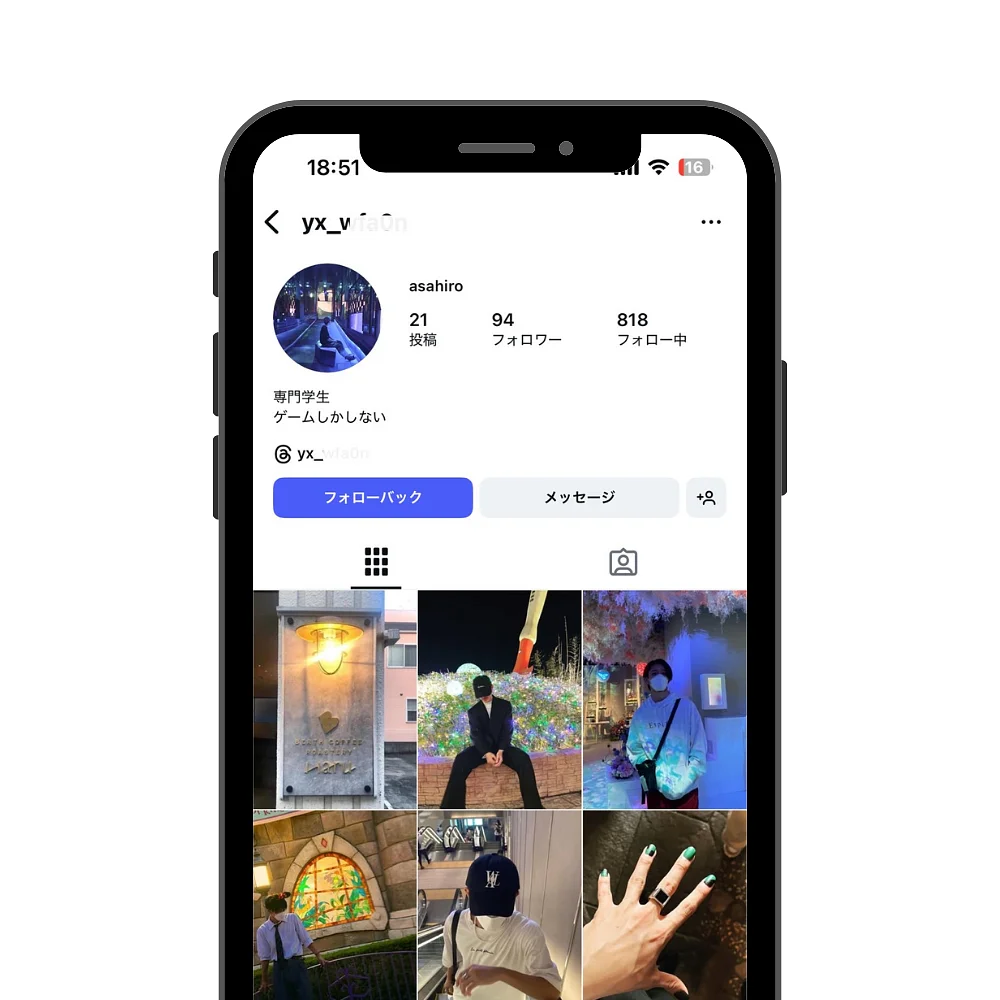 インスタ(Instagram)の日本人「男性」フォロワーを買う・購入する